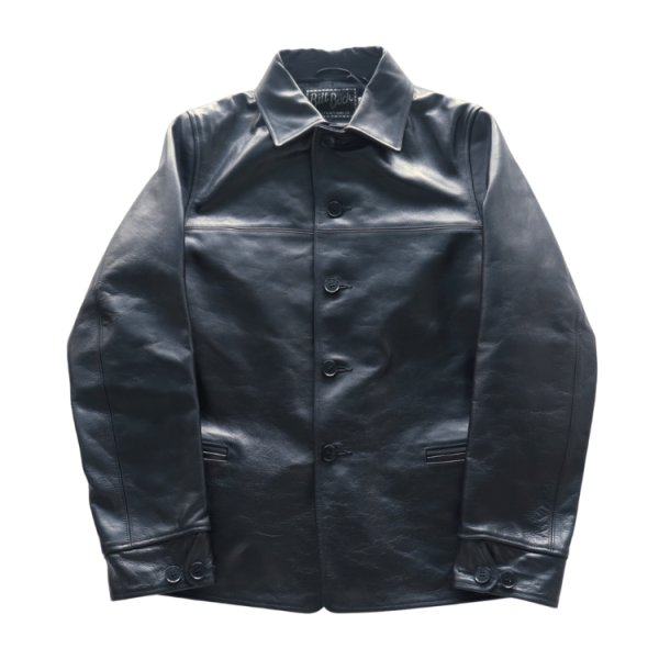 画像2: Bilt Buck by ATTRACTIONS ビルトバック バイ アトラクションズ Lot. 378 Horsehide Royal Half Coat ホースハイド ロイヤルハーフコート カーコート オイルフィニッシュ フルベジタブルタンニング・ホースハイド (2)