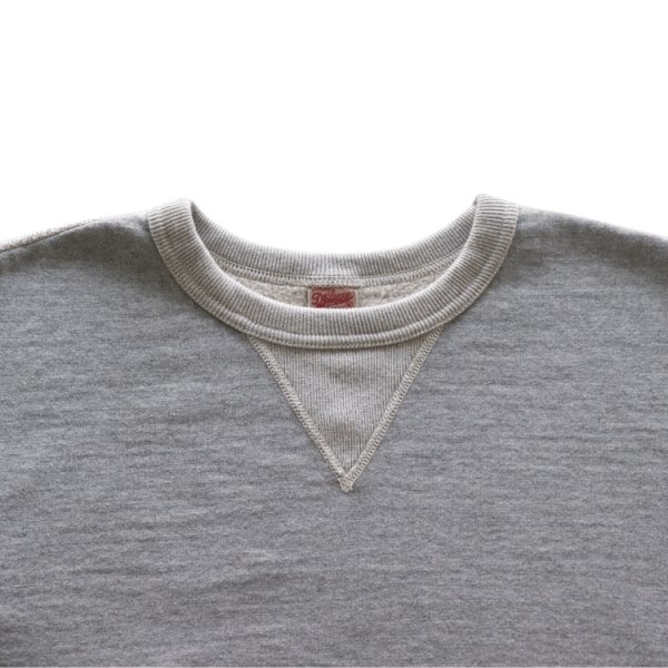 画像4: DELUXEWARE デラックスウエア S101-00 FLAT.SEAM PLAIN フラットシームプレーン 50s HEAVY SWEATER セットインスウェットシャツ 大人気定番 ガゼット Ｖ型 はめ込みフライス 最高品質 日本製 (4)