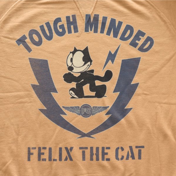 画像5: TOYS McCOY トイズマッコイ TMC2548 GARMENT DYING SWEAT SHIRT FELIX THE CAT "TOUGH MINDED" ガーメントダイ スウェットシャツ フィリックス 米海軍哨戒飛行隊 コットン 100% 後染め 日本製 (5)