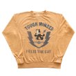 画像2: TOYS McCOY トイズマッコイ TMC2548 GARMENT DYING SWEAT SHIRT FELIX THE CAT "TOUGH MINDED" ガーメントダイ スウェットシャツ フィリックス 米海軍哨戒飛行隊 コットン 100% 後染め 日本製 (2)
