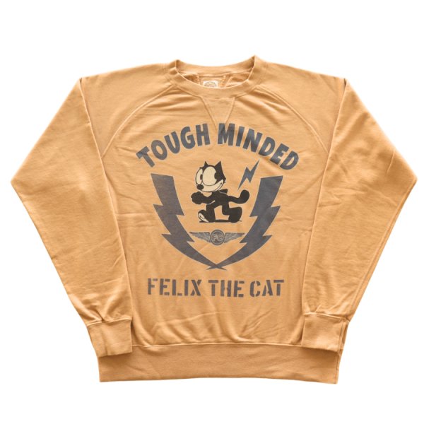 画像3: TOYS McCOY トイズマッコイ TMC2548 GARMENT DYING SWEAT SHIRT FELIX THE CAT "TOUGH MINDED" ガーメントダイ スウェットシャツ フィリックス 米海軍哨戒飛行隊 コットン 100% 後染め 日本製 (3)