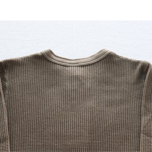 画像11: JELADO ジェラード メガサーマル ヘンリーネック AB94236 Mega Thermal Henry Neck 肉厚で伸縮性のある 着心地の良い サーマルワッフル 防寒 保温 ミリタリー Tシャツ トップス 長袖 (11)