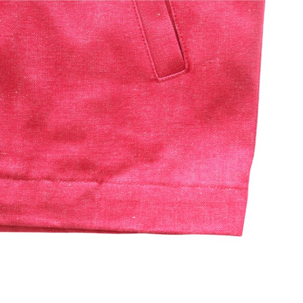 画像10: SAMURAI JEANS サムライジーンズ SWCJK25 刺繍入りスイングトップ 赤デニム Samurai Jeans All worldly things are transitory サムライジーンズ諸行無常 チェーン刺繍 Samurai WORK CLOTHESネーム 樹脂ボタン 日本製 (10)