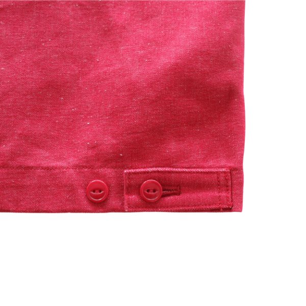 画像17: SAMURAI JEANS サムライジーンズ SWCJK25 刺繍入りスイングトップ 赤デニム Samurai Jeans All worldly things are transitory サムライジーンズ諸行無常 チェーン刺繍 Samurai WORK CLOTHESネーム 樹脂ボタン 日本製 (17)