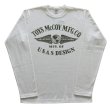 画像14: TOYS McCOY トイズマッコイ TMC2553 LONG SLEEVE TEE TOYS MCCOY MFG.CO."U.S.A.S.DESIGN" ロングスリーブTシャツ 長袖Tシャツ ロゴT コットン 100% 日本製 (14)