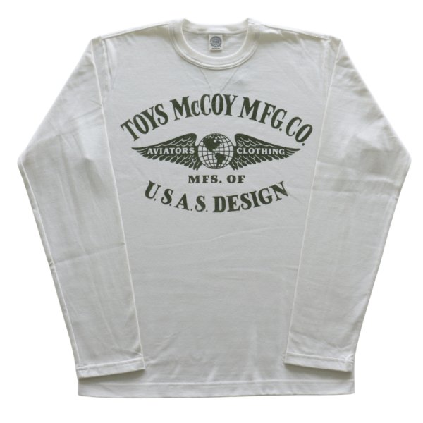 画像14: TOYS McCOY トイズマッコイ TMC2553 LONG SLEEVE TEE TOYS MCCOY MFG.CO."U.S.A.S.DESIGN" ロングスリーブTシャツ 長袖Tシャツ ロゴT コットン 100% 日本製 (14)