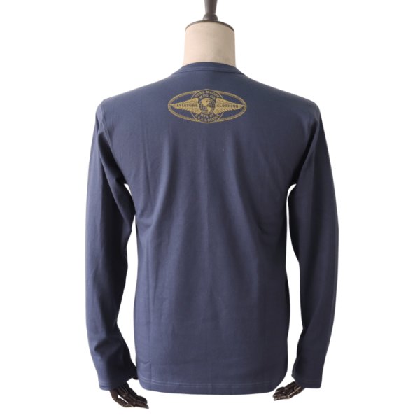 画像3: TOYS McCOY トイズマッコイ TMC2553 LONG SLEEVE TEE TOYS MCCOY MFG.CO."U.S.A.S.DESIGN" ロングスリーブTシャツ 長袖Tシャツ ロゴT コットン 100% 日本製 (3)