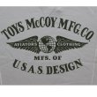 画像15: TOYS McCOY トイズマッコイ TMC2553 LONG SLEEVE TEE TOYS MCCOY MFG.CO."U.S.A.S.DESIGN" ロングスリーブTシャツ 長袖Tシャツ ロゴT コットン 100% 日本製 (15)