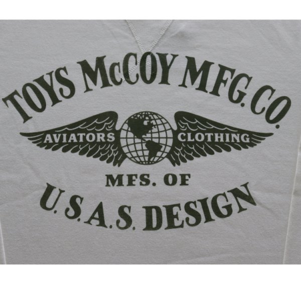 画像15: TOYS McCOY トイズマッコイ TMC2553 LONG SLEEVE TEE TOYS MCCOY MFG.CO."U.S.A.S.DESIGN" ロングスリーブTシャツ 長袖Tシャツ ロゴT コットン 100% 日本製 (15)
