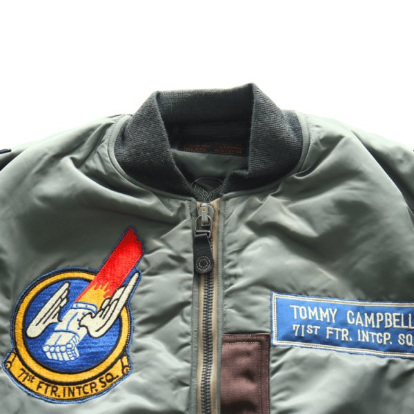 画像5: BUZZ RICKSON'S バズリクソンズ BR15747 Type MA-1 1st MODEL 71st Fighter Interceptor Squadron 第71戦闘迎撃飛行隊プロジェクト・アロー 第26航空師団 ウィリアム・テル1965 スぺシャルオーダー ミリタリー アウター ブルゾン ジャンパー MADE IN JAPAN (5)