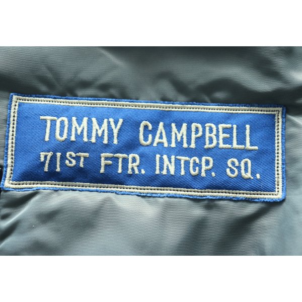 画像8: BUZZ RICKSON'S バズリクソンズ BR15747 Type MA-1 1st MODEL 71st Fighter Interceptor Squadron 第71戦闘迎撃飛行隊プロジェクト・アロー 第26航空師団 ウィリアム・テル1965 スぺシャルオーダー ミリタリー アウター ブルゾン ジャンパー MADE IN JAPAN (8)