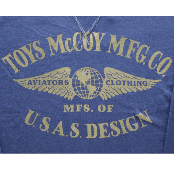 画像9: TOYS McCOY トイズマッコイ TMC2553 LONG SLEEVE TEE TOYS MCCOY MFG.CO."U.S.A.S.DESIGN" ロングスリーブTシャツ 長袖Tシャツ ロゴT コットン 100% 日本製 (9)