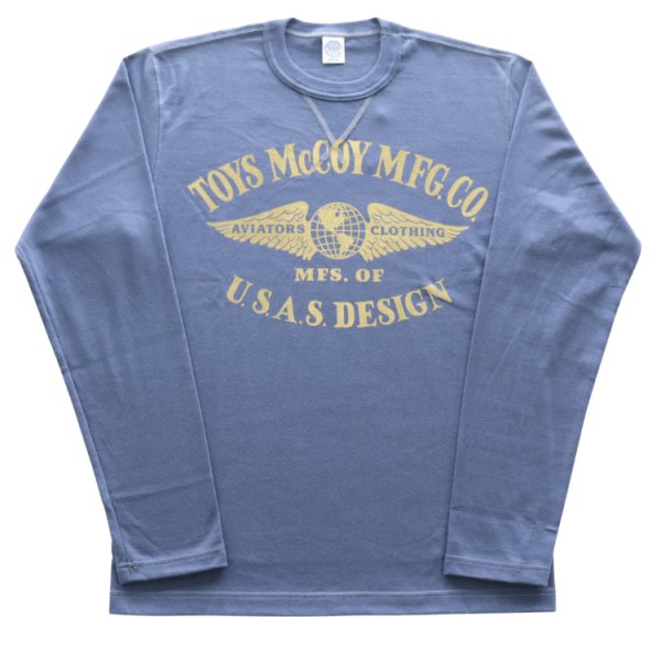画像6: TOYS McCOY トイズマッコイ TMC2553 LONG SLEEVE TEE TOYS MCCOY MFG.CO."U.S.A.S.DESIGN" ロングスリーブTシャツ 長袖Tシャツ ロゴT コットン 100% 日本製 (6)