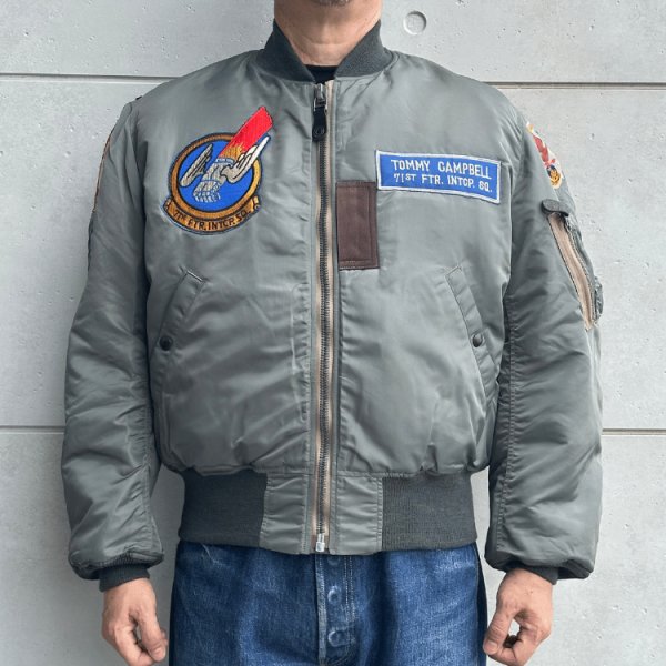 画像2: BUZZ RICKSON'S バズリクソンズ BR15747 Type MA-1 1st MODEL 71st Fighter Interceptor Squadron 第71戦闘迎撃飛行隊プロジェクト・アロー 第26航空師団 ウィリアム・テル1965 スぺシャルオーダー ミリタリー アウター ブルゾン ジャンパー MADE IN JAPAN (2)