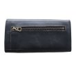 画像3: DAPPER'S ダッパーズ Lot,1794 Horsehide Double Flap Wallet ホースハイド ダブルフラップ ウォレットマリアム社 フルベジタブルタンニング 馬革 ジッパー WALDES社 30’sタイプ BRASS スナップボタン エイジング (3)