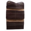 画像15: DAPPER'S ダッパーズ Lot,1794 Horsehide Double Flap Wallet ホースハイド ダブルフラップ ウォレットマリアム社 フルベジタブルタンニング 馬革 ジッパー WALDES社 30’sタイプ BRASS スナップボタン エイジング (15)