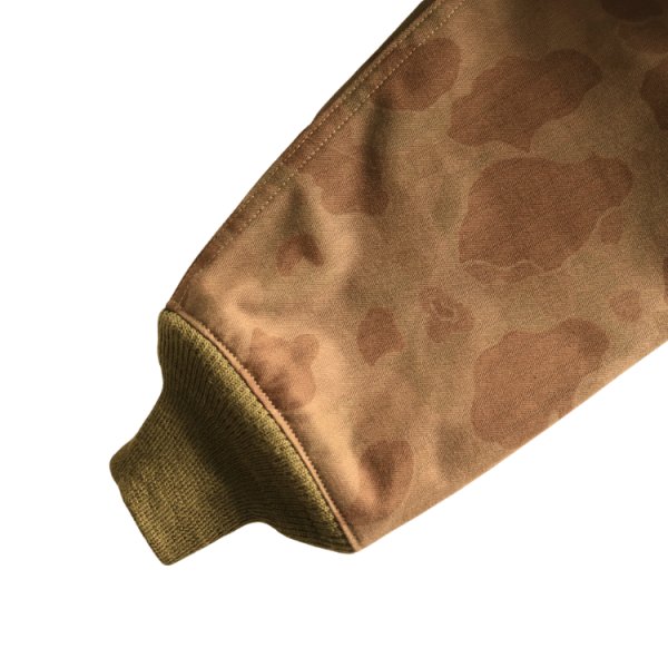 画像8: BUZZ RICKSON'S バズリクソンズ BR15768 AVIATION ASSOCIATES TANKERS CAMOUFLAGE OVER DYE タンカーズ カモフラージュ ジャケット 航空隊 パイロット カエルの皮膚”（フロッグスキン）野戦服 装備用素材 タンカースジャケット ヘリンボーンツイル (8)