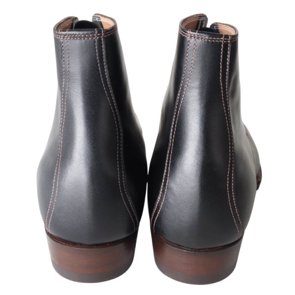 画像5: The 2 Monkeys 2モンキーズ TM72924 Sportif スポルティフ Black Calf フレンチビンテージテイスト モカシン型ブーツ ハンティング アウトドア フレンチカーフ グッドイヤーウェルト製法 マッケイ製法 エイジング シングルレザーソール JELADO ジェラード (5)