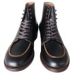 画像4: The 2 Monkeys 2モンキーズ TM72924 Sportif スポルティフ Black Calf フレンチビンテージテイスト モカシン型ブーツ ハンティング アウトドア フレンチカーフ グッドイヤーウェルト製法 マッケイ製法 エイジング シングルレザーソール JELADO ジェラード (4)