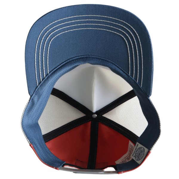 画像7: TOYS McCOY トイズマッコイ TMA2525 MESH CAP SNOOPY "FLYING ACE" メッシュキャップ スヌーピー フライングエース トリコロールカラー 刺繍製パッチ 帽子 アメカジキャップ 日本製 madeinjapan (7)