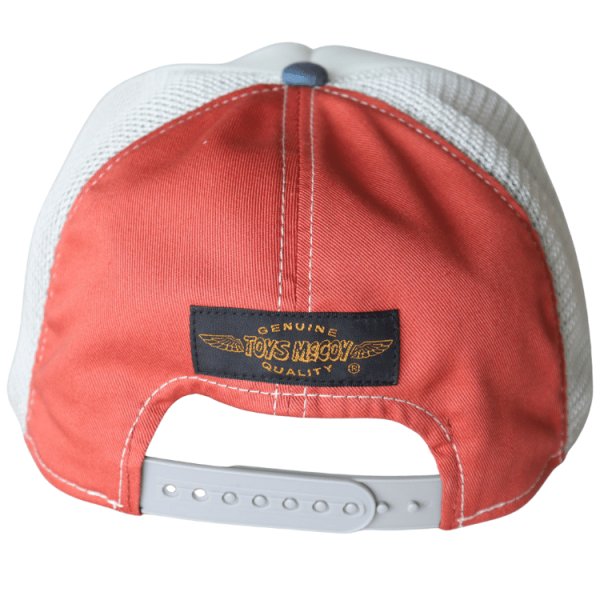 画像5: TOYS McCOY トイズマッコイ TMA2525 MESH CAP SNOOPY "FLYING ACE" メッシュキャップ スヌーピー フライングエース トリコロールカラー 刺繍製パッチ 帽子 アメカジキャップ 日本製 madeinjapan (5)