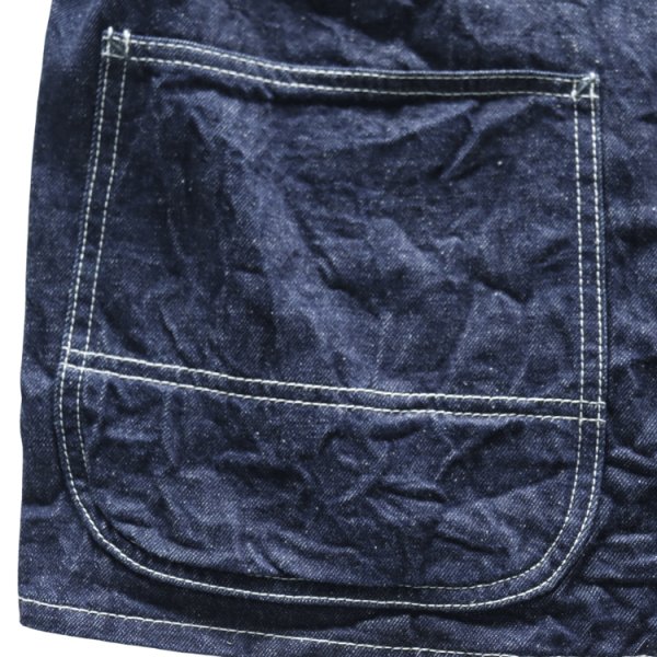 画像10: SAMURAI JEANS サムライジーンズ SJCA-SC01 サムライコットンデニムカバーオール 10oz セルビッチデニム 50‘ｓビンテージカバーオールベース ラグランスリーブ キナリ糸トリプルステッチ 巻縫い ワークウェア コットン柄 純銀鍍金 鉄製ボタン (10)