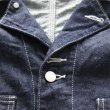 画像12: SAMURAI JEANS サムライジーンズ SJCA-SC01 サムライコットンデニムカバーオール 10oz セルビッチデニム 50‘ｓビンテージカバーオールベース ラグランスリーブ キナリ糸トリプルステッチ 巻縫い ワークウェア コットン柄 純銀鍍金 鉄製ボタン (12)