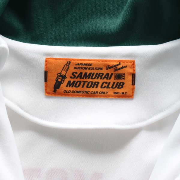 画像9: SAMURAIJEANS サムライジーンズ SMJS25-101 SAMURAICLUB サムライ倶楽部 ジャージ SAMURAI MOTOR CLUB サムライモータークラブ ニットスムース生地 ポリエステル100％ 吸湿 速乾性日本製 (9)