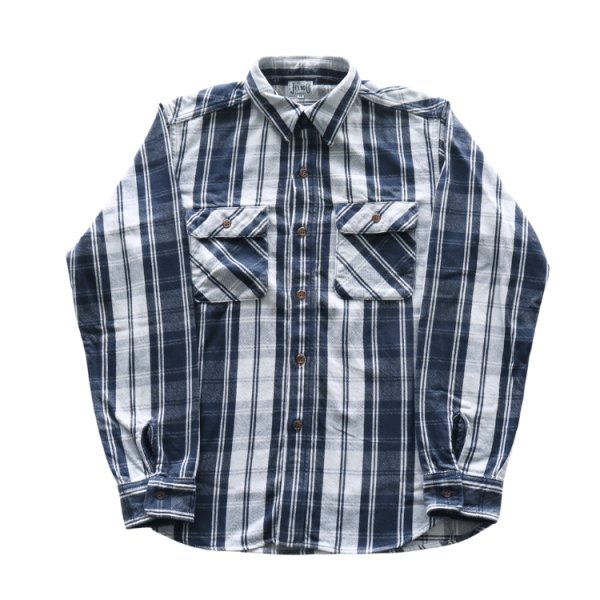 画像12: JELADO ジェラード JP12108 Unionworkers Shirt Regular ユニオンワーカーズシャツ レギュラー 定番 ネルシャツ 別注ネル生地 ヴィンテージ感 レギュラーサイズ 快適な着心地 保温性 ユーズド加工 (12)