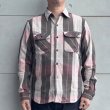画像2: JELADO ジェラード JP12108 Unionworkers Shirt Regular ユニオンワーカーズシャツ レギュラー 定番 ネルシャツ 別注ネル生地 ヴィンテージ感 レギュラーサイズ 快適な着心地 保温性 ユーズド加工 (2)