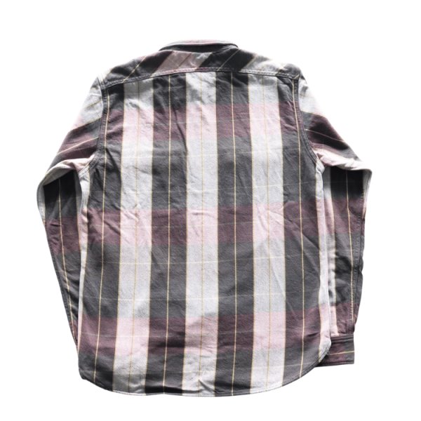 画像10: JELADO ジェラード JP12108 Unionworkers Shirt Regular ユニオンワーカーズシャツ レギュラー 定番 ネルシャツ 別注ネル生地 ヴィンテージ感 レギュラーサイズ 快適な着心地 保温性 ユーズド加工 (10)