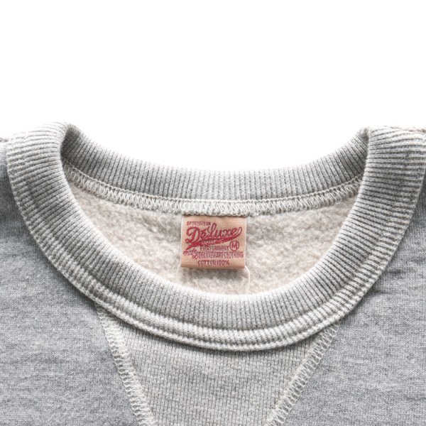 画像8: DELUXEWARE デラックスウエア S101-45 SWEAT STANDARD スウェット スタンダード 20oz HEAVY KNIT 最高密度スウェット 定番品 しっかりとした質感 高保温性 限界密度の極厚吊裏毛 裏起毛 日本製 (8)