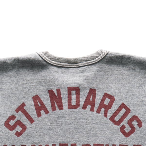 画像14: DELUXEWARE デラックスウエア S101-45 SWEAT STANDARD スウェット スタンダード 20oz HEAVY KNIT 最高密度スウェット 定番品 しっかりとした質感 高保温性 限界密度の極厚吊裏毛 裏起毛 日本製 (14)