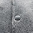 画像8: Y'2 LEATHER ワイツーレザー SB-93 STEER OIL PHARAOH JACKET ステアオイルファラオジャケット リブジャケット 牛革 革厚約1.3ｍｍ 柔らかい着心地 ナイロンキルティング仕様 保温性 スナップボタン 日本製 (8)