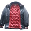 画像11: Y'2 LEATHER ワイツーレザー SB-93 STEER OIL PHARAOH JACKET ステアオイルファラオジャケット リブジャケット 牛革 革厚約1.3ｍｍ 柔らかい着心地 ナイロンキルティング仕様 保温性 スナップボタン 日本製 (11)