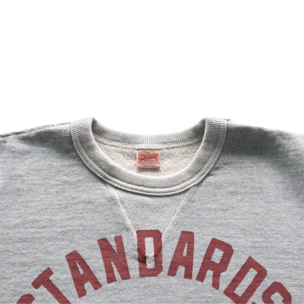 画像7: DELUXEWARE デラックスウエア S101-45 SWEAT STANDARD スウェット スタンダード 20oz HEAVY KNIT 最高密度スウェット 定番品 しっかりとした質感 高保温性 限界密度の極厚吊裏毛 裏起毛 日本製 (7)