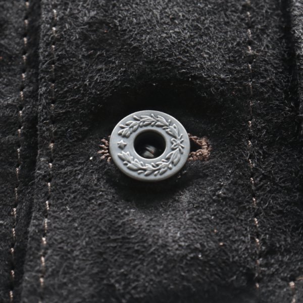 画像10: Y'2 LEATHER ワイツーレザー HSB-140-T HORSE ROUGHOUT WWII Type JACKET ホースラフアウト 大戦モデルGジャン T-BACK仕様 suede ラフアウトレザー rough out leather レザージャケット leather jacket 天然 馬革 本革 日本製 madeinjapan (10)