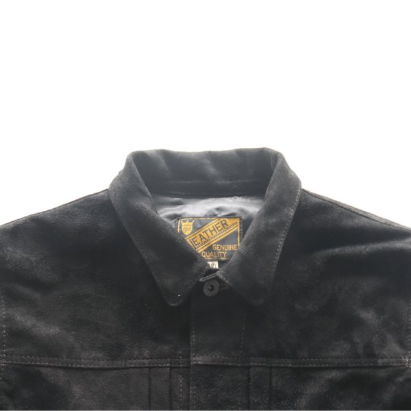 画像5: Y'2 LEATHER ワイツーレザー HSB-140-T HORSE ROUGHOUT WWII Type JACKET ホースラフアウト 大戦モデルGジャン T-BACK仕様 suede ラフアウトレザー rough out leather レザージャケット leather jacket 天然 馬革 本革 日本製 madeinjapan (5)