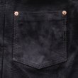 画像9: Y'2 LEATHER ワイツーレザー HSB-140-T HORSE ROUGHOUT WWII Type JACKET ホースラフアウト 大戦モデルGジャン T-BACK仕様 suede ラフアウトレザー rough out leather レザージャケット leather jacket 天然 馬革 本革 日本製 madeinjapan (9)