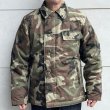 画像2: BUZZ RICKSON'S バズリクソンズ BR15763 Type DECK A-2 “BUZZ RICKSON MFG. CO.” CAMOUFLAGE VERSION カモフラージュバージョン デッキA-2ジャケット 米海軍 甲板作業用ジャケットN-1の後継モデル コットン・ナイロンの混紡生地 ウッドランドのカモフラージュ生地 (2)