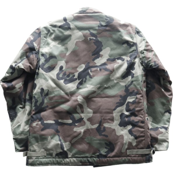 画像16: BUZZ RICKSON'S バズリクソンズ BR15763 Type DECK A-2 “BUZZ RICKSON MFG. CO.” CAMOUFLAGE VERSION カモフラージュバージョン デッキA-2ジャケット 米海軍 甲板作業用ジャケットN-1の後継モデル コットン・ナイロンの混紡生地 ウッドランドのカモフラージュ生地 (16)