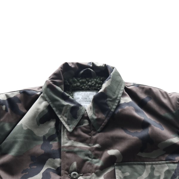 画像5: BUZZ RICKSON'S バズリクソンズ BR15763 Type DECK A-2 “BUZZ RICKSON MFG. CO.” CAMOUFLAGE VERSION カモフラージュバージョン デッキA-2ジャケット 米海軍 甲板作業用ジャケットN-1の後継モデル コットン・ナイロンの混紡生地 ウッドランドのカモフラージュ生地 (5)