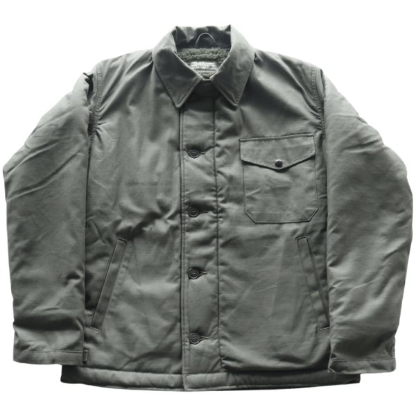 画像4: BUZZ RICKSON'S バズリクソンズ BR14956 Type DECK A-2 “BUZZ RICKSON MFG. CO.”  デッキA-2ジャケット 米海軍 甲板作業用ジャケットN-1の後継モデル バックサテン地 ナイロンボア ユーティリティージャケット U.S.NAVY (4)