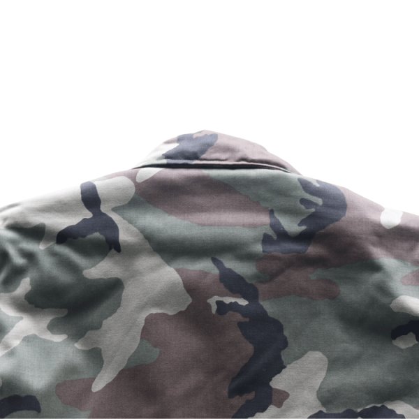 画像17: BUZZ RICKSON'S バズリクソンズ BR15763 Type DECK A-2 “BUZZ RICKSON MFG. CO.” CAMOUFLAGE VERSION カモフラージュバージョン デッキA-2ジャケット 米海軍 甲板作業用ジャケットN-1の後継モデル コットン・ナイロンの混紡生地 ウッドランドのカモフラージュ生地 (17)