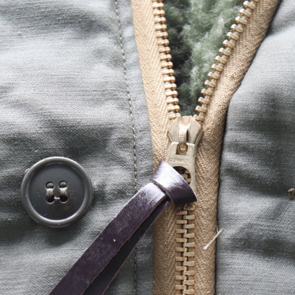 画像14: BUZZ RICKSON'S バズリクソンズ BR14956 Type DECK A-2 “BUZZ RICKSON MFG. CO.”  デッキA-2ジャケット 米海軍 甲板作業用ジャケットN-1の後継モデル バックサテン地 ナイロンボア ユーティリティージャケット U.S.NAVY (14)