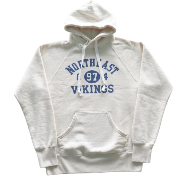 画像6: DELUXEWARE デラックスウエア LPL-07 NORTH EAST 14ozミディアムニットパーカ 旧式吊編機 S204/LPLシリーズ フワフワな吊裏毛 ミディアムウエイト 軽くて柔らかい 伸縮する質感 綿 100％ 日本製 (6)