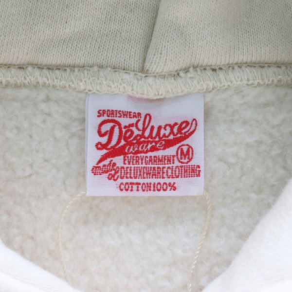 画像11: DELUXEWARE デラックスウエア LPL-07 NORTH EAST 14ozミディアムニットパーカ 旧式吊編機 S204/LPLシリーズ フワフワな吊裏毛 ミディアムウエイト 軽くて柔らかい 伸縮する質感 綿 100％ 日本製 (11)
