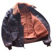 画像14: BUZZ RICKSON'S バズリクソンズ BR80661 Type AN6552 “AMERICAN SPORTSWEAR CO.” M-422Aの後継モデル ゴートスキン ARMY NAVY US 黒い酸化処理を施したジッパー 朱色の美しいライニング AMERICAN SPORTWEAR社 美しいシボ (14)
