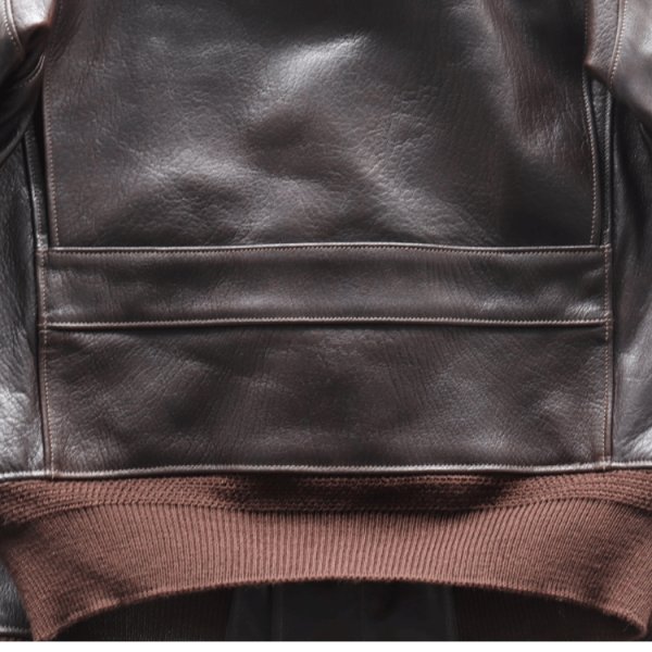 画像18: BUZZ RICKSON'S バズリクソンズ BR80661 Type AN6552 “AMERICAN SPORTSWEAR CO.” M-422Aの後継モデル ゴートスキン ARMY NAVY US 黒い酸化処理を施したジッパー 朱色の美しいライニング AMERICAN SPORTWEAR社 美しいシボ (18)