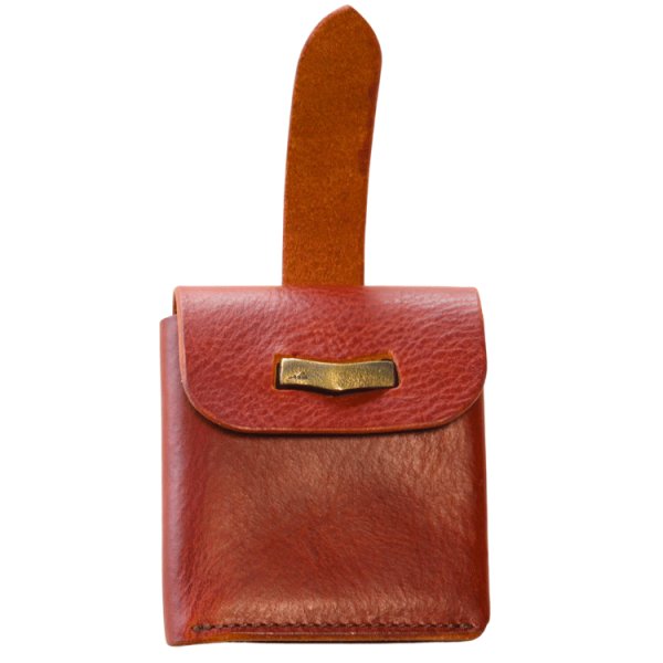 画像3: 池之端銀革店 Haru HC-536 イタリアンレザーギャルソンコンパクトウォレット 2つ折りウォレット ギャルソンコインポケット エイジング加工 サンドキャスト製 真鍮金具 オイルアップ オイルアップ 革製品 日本製 (3)